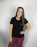 Plaid pajama pants