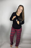 Plaid pajama pants