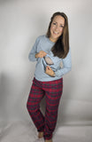 Plaid pajama pants
