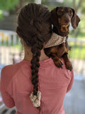Dog bandana and scrunchie set