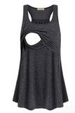 Maternity and nursing/breastfeeding tank tops